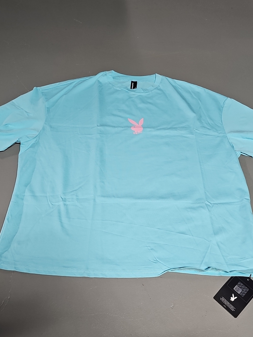 🔴SALE Playboy T-shirt Short Sleeve Logo Relaxed Fit Cotton Unisex NWT - Picture 2 of 4